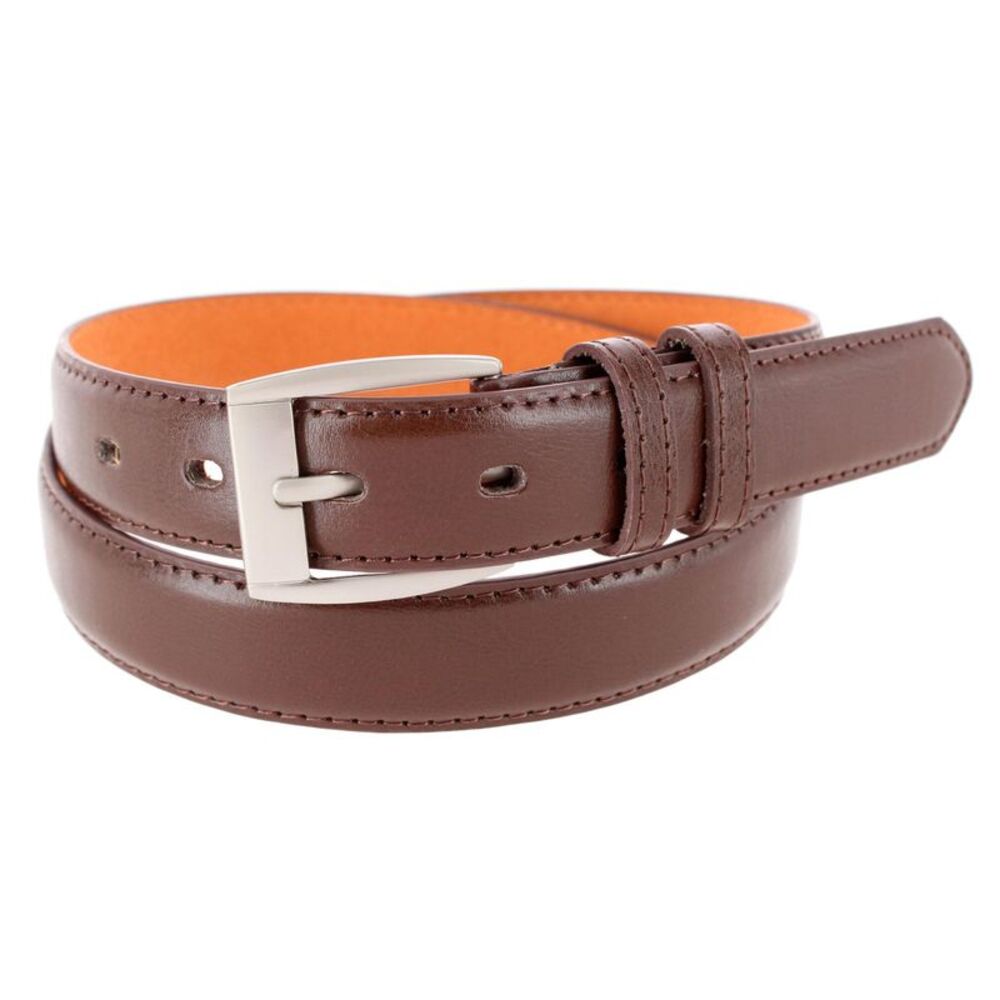 CTM Men's Simple Dress Belt